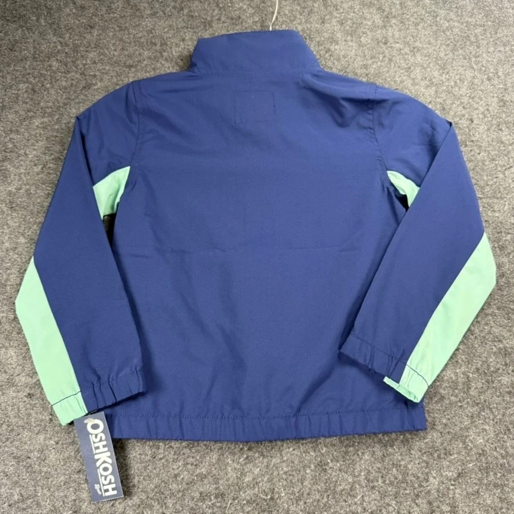 OshKosh B'gosh Kids Boys Colorblock Full Zip Jacket Size 4 / 4A‎ New NWT